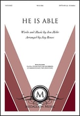 He is Able SATB choral sheet music cover